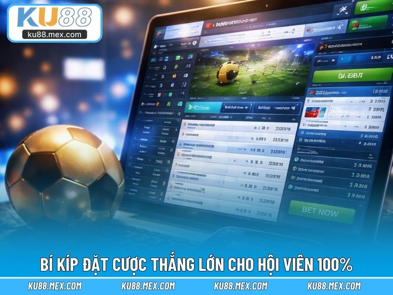 Bí kíp đặt cược thắng lớn cho hội viên 100%