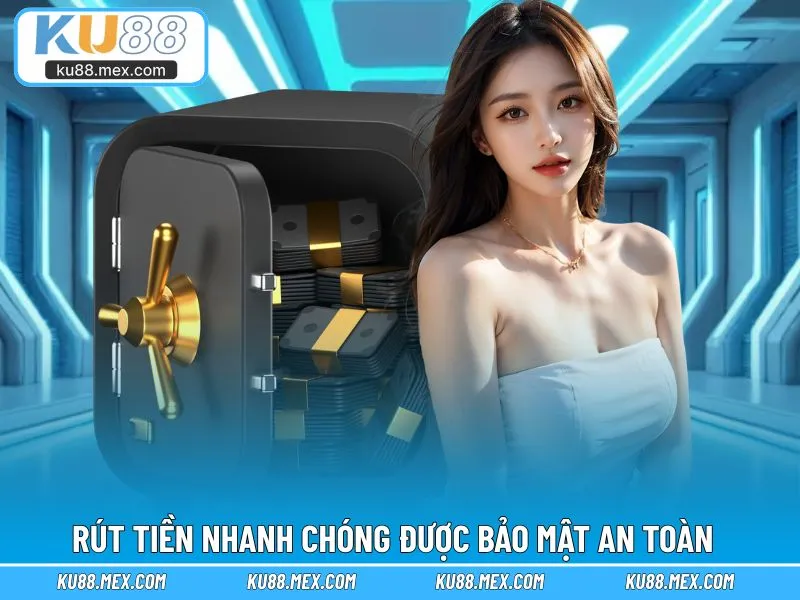 Rút tiền nhanh chóng được bảo mật an toàn
