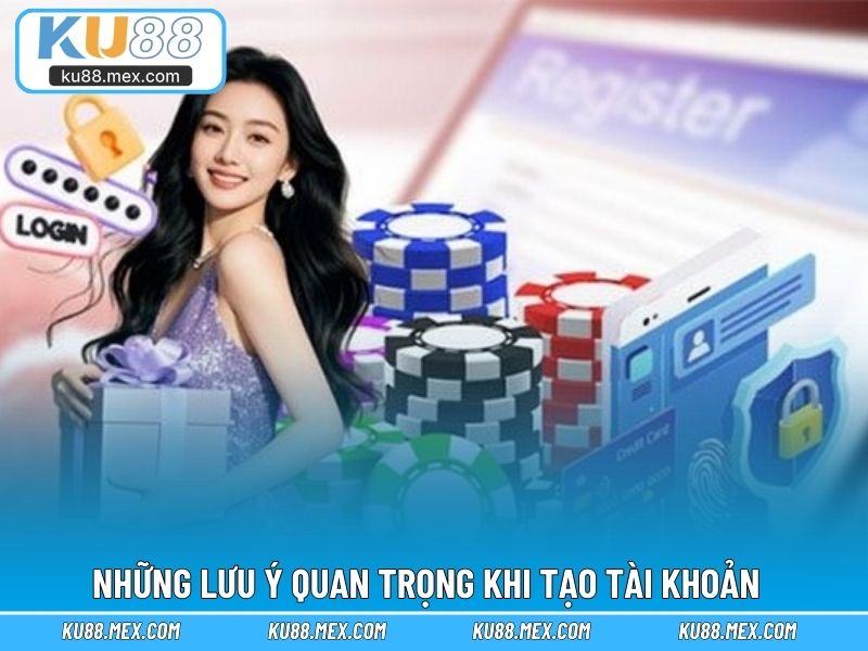 Ghi nhớ những lưu ý quan trọng khi tạo tài khoản