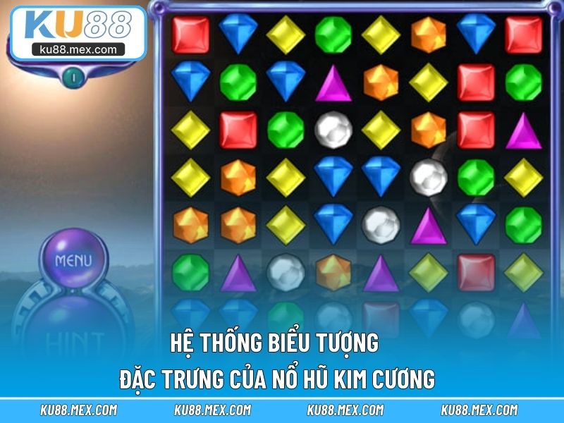 Hệ thống biểu tượng đặc trưng của nổ hũ Kim Cương